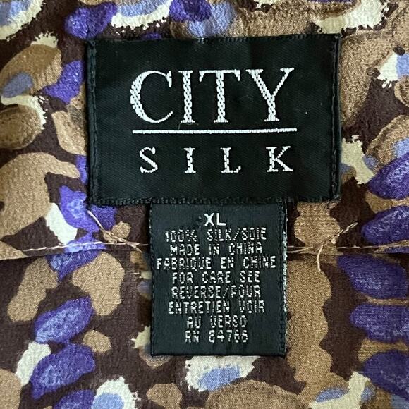 City Silk Y2K Vintage Women's Maxi Envelope Silk Skirt Size XL - Picture 4 of 7